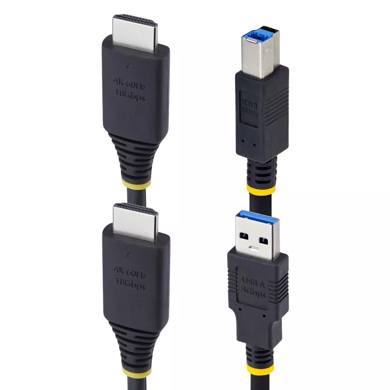 Cable KVM StarTech.com 1,8 m HDMI y USB 5 Gbit/s, 4K 60Hz, cable combo HDMI 2.0 y USB para conmutadores KVM