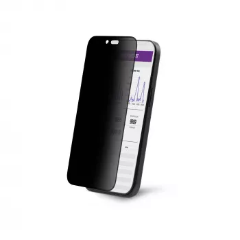 StarTech.com 4-Way 360 lámina de privacidad para iPhone 16, compatible con orientación horizontal/vertical, táctil, cristal templado, filtro 4 direcciones, TAA