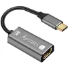 Adaptador gráfico USB Techly IADAP-USBC-HDMI8 7680 x 4320 píxeles negro, plata