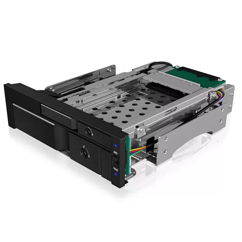 ICY BOX IB-173SSK bahía extraíble doble para 1x 2,5 y 1x 3,5 discos SATA/SAS
