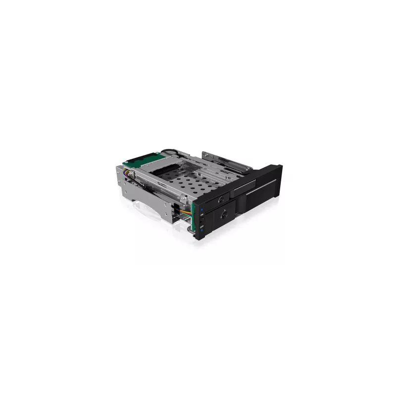 ICY BOX IB-173SSK bahía extraíble doble para 1x 2,5 y 1x 3,5 discos SATA/SAS