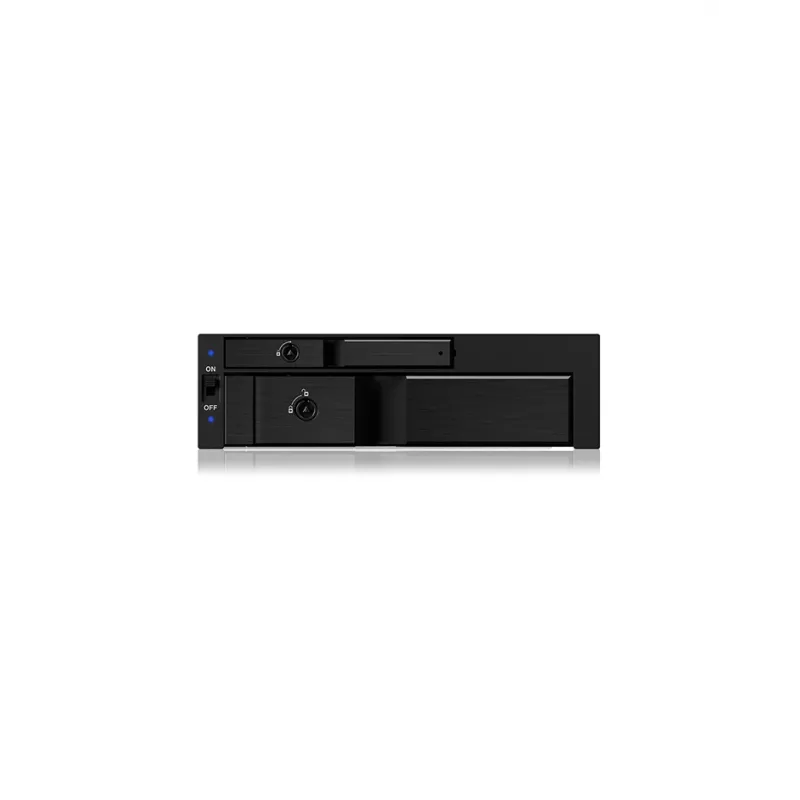 ICY BOX IB-173SSK bahía extraíble doble para 1x 2,5 y 1x 3,5 discos SATA/SAS
