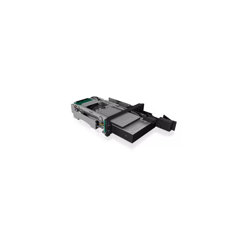 ICY BOX IB-173SSK bahía extraíble doble para 1x 2,5 y 1x 3,5 discos SATA/SAS