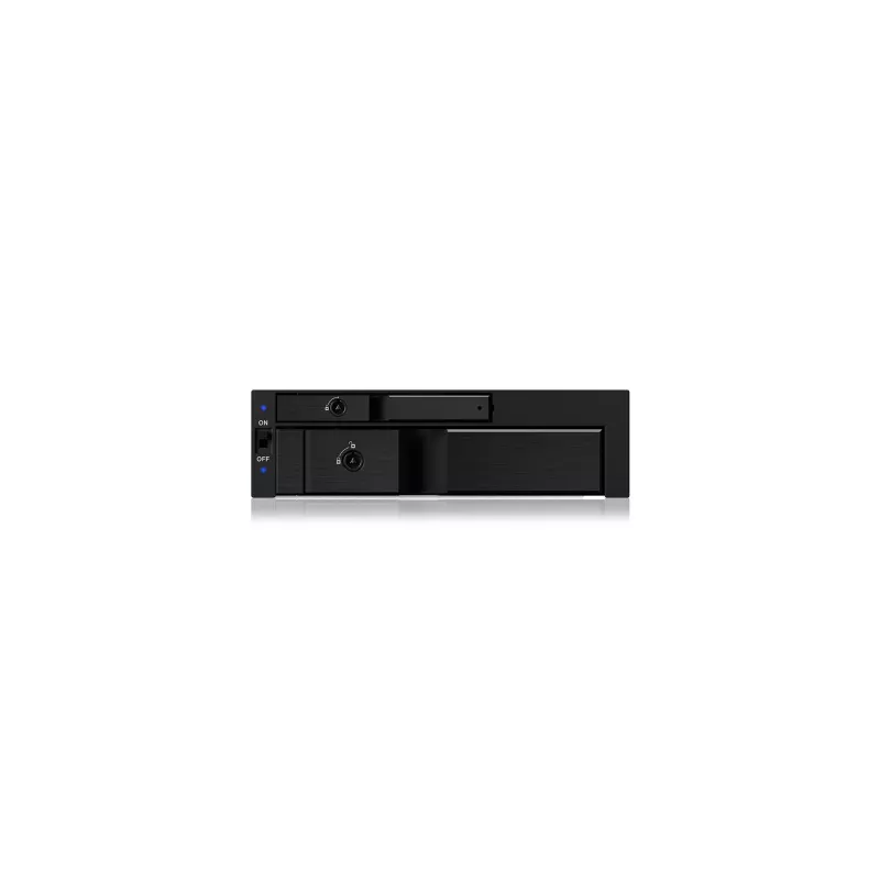 ICY BOX IB-173SSK bahía extraíble doble para 1x 2,5 y 1x 3,5 discos SATA/SAS