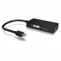 ICY BOX IB-AC1032 Mini DisplayPort DVI-D + VGA (D-Sub) + HDMI negro