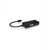 ICY BOX IB-AC1032 Mini DisplayPort DVI-D + VGA (D-Sub) + HDMI negro