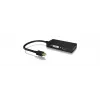 ICY BOX IB-AC1032 Mini DisplayPort DVI-D + VGA (D-Sub) + HDMI negro