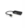 ICY BOX IB-AC1032 Mini DisplayPort DVI-D + VGA (D-Sub) + HDMI negro
