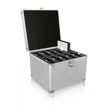 ICY BOX IB-AC628 maletín metal, plástico plata