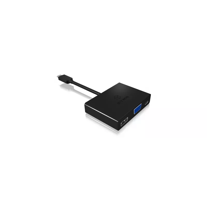 Adaptador multipuerto ICY BOX IB-DK4032-CPD USB-C a VGA