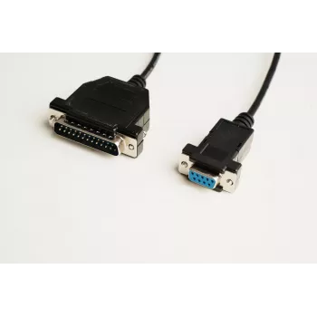Cable serie Microconnect IBM029B negro 3 m DB9 DB25