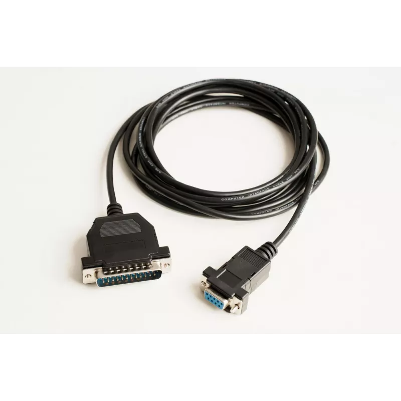 Cable serie Microconnect IBM029B negro 3 m DB9 DB25