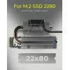 Disipador/refrigerador para unidad de estado sólido ICY BOX IB-M2HSF-705 3 cm plata 1 ud.
