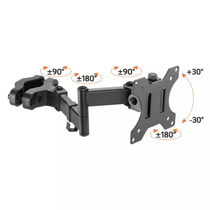 Soporte Techly para montaje en mástil TV LED/LCD 17–32