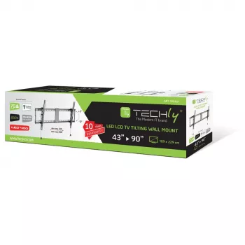 Soporte de pared/pie de TV Techly ICA-PLB 590 2,29 m (90 inch) negro
