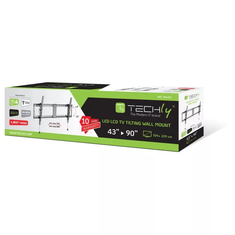 Soporte de pared/pie de TV Techly ICA-PLB 590 2,29 m (90
