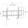 Soporte de pared/pie de TV Techly ICA-PLB 590 2,29 m (90