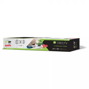 Soporte de pared fijo Techly para TV LED LCD 43–90 inch
