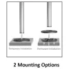 Soporte/pie de TV Techly ICA-TR32 177,8 cm (70