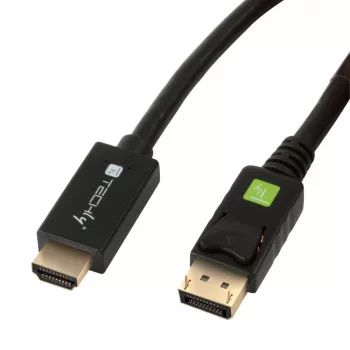 Cable convertidor Techly 1m DisplayPort a HDMI 1.2 4K ICOC DSP-H12-010