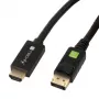 Cable convertidor Techly 1m DisplayPort a HDMI 1.2 4K ICOC DSP-H12-010