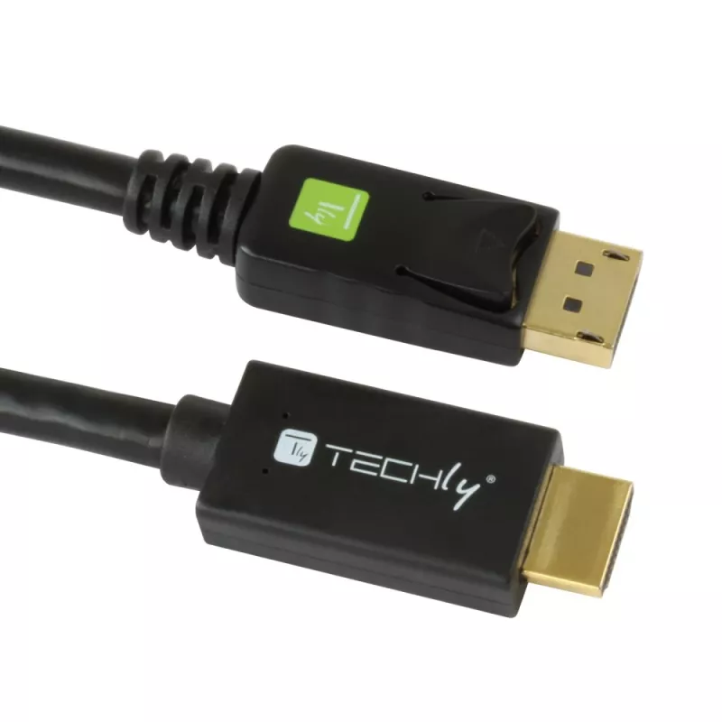 Cable convertidor Techly 1m DisplayPort a HDMI 1.2 4K ICOC DSP-H12-010