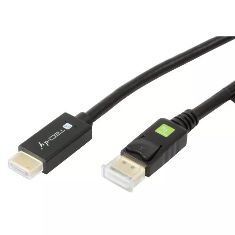 Cable convertidor Techly 1m DisplayPort a HDMI 1.2 4K ICOC DSP-H12-010