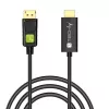 Cable convertidor Techly 2m DisplayPort a HDMI 1.2 4K ICOC DSP-H12-020
