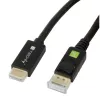 Cable convertidor Techly 2m DisplayPort a HDMI 1.2 4K ICOC DSP-H12-020
