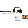 Techly ICOC-HDMI-DP12A adaptador de HDMI a DisplayPort con alimentación USB, 4K 30 Hz