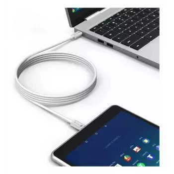 Cable USB Techly ICOC-MU4-20G240W2 USB4 Gen 2x2 2 m USB C blanco