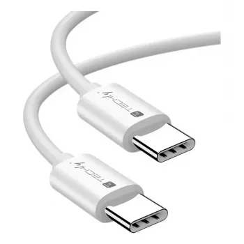 Cable USB Techly ICOC-MU4-20G240W2 USB4 Gen 2x2 2 m USB C blanco
