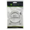 Cable USB Techly ICOC-MU4-40G240W1 USB4 Gen 3x2 1 m USB C blanco