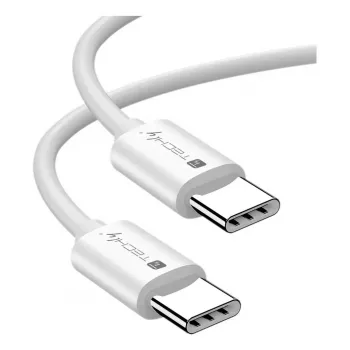 Cable USB Techly ICOC-MU4-40G240W1 USB4 Gen 3x2 1 m USB C blanco