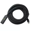 Cable USB Techly ICUR30100G USB 3.2 Gen 1 (3.1 Gen 1) 10 m USB A negro