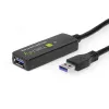 Cable USB Techly ICUR30100G USB 3.2 Gen 1 (3.1 Gen 1) 10 m USB A negro