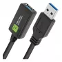 Cable USB Techly ICUR3050G USB 3.2 Gen 1 (3.1 Gen 1) 5 m USB A negro