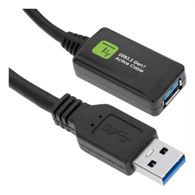 Cable USB Techly ICUR3050G USB 3.2 Gen 1 (3.1 Gen 1) 5 m USB A negro