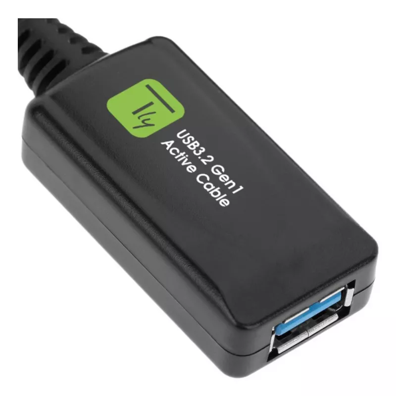 Cable USB Techly ICUR3050G USB 3.2 Gen 1 (3.1 Gen 1) 5 m USB A negro