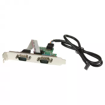 Adaptador StarTech.com de 61 cm de cabecera USB interna de placa base a 2 puertos serie RS232