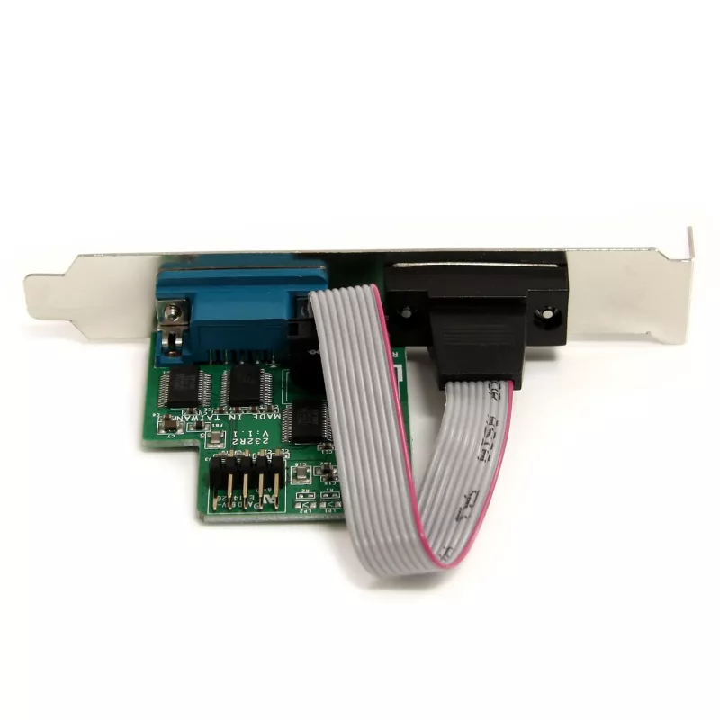 Adaptador StarTech.com de 61 cm de cabecera USB interna de placa base a 2 puertos serie RS232