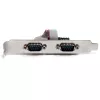 Adaptador StarTech.com de 61 cm de cabecera USB interna de placa base a 2 puertos serie RS232