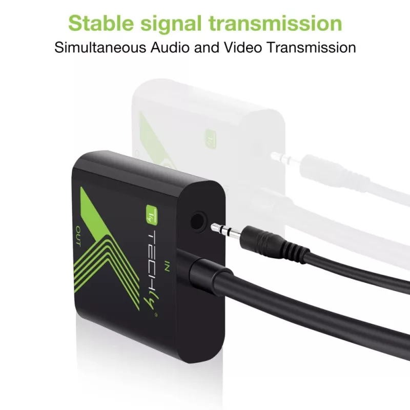 Adaptador convertidor de cable Techly HDMI a VGA con audio IDATA HDMI-VGA2A