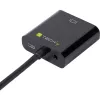 Adaptador convertidor de cable Techly HDMI a VGA con micro USB y audio IDATA HDMI-VGA2AU