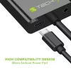 Adaptador convertidor de cable Techly HDMI a VGA con micro USB y audio IDATA HDMI-VGA2AU