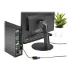 Adaptador convertidor de cable Techly HDMI a VGA con micro USB y audio IDATA HDMI-VGA2AU