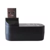 Techly IUSB3-HUB3-ROTB concentrador de interfaz USB 3.2 Gen 1 (3.1 Gen 1) Type-A 5000 Mbit/s negro
