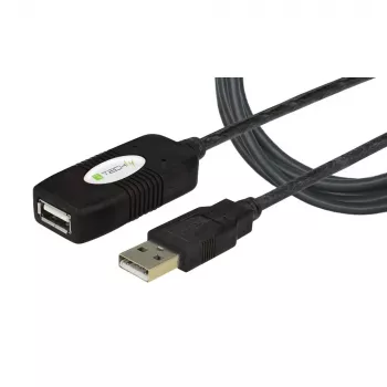 Techly cable de extensión activo USB 2.0 Hi-Speed 10 m IUSB-REP10TY