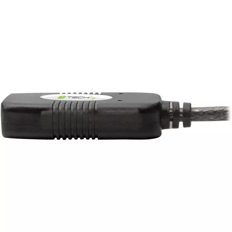 Techly cable de extensión activo USB 2.0 Hi-Speed 10 m IUSB-REP10TY