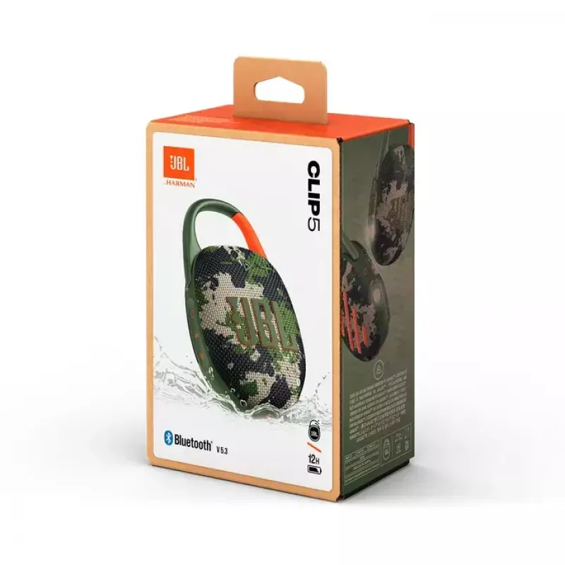 Altavoz portátil mono JBL Clip 5 camuflaje